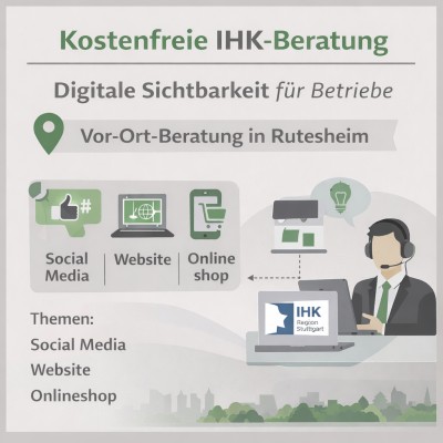 IHK Stuttgart berät Rutesheimer Betriebe zur digitalen Sichtbarkeit